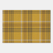 Blauw, Goud, Groen Plaid Inpakpapier Vel (Voorkant 2)