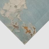 Blauw Goud Grunge Patroon Tissuepapier (Detail)
