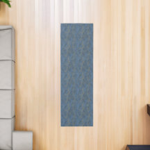 Blauw & Goud Gum Leaf & Dot Organische Beweging