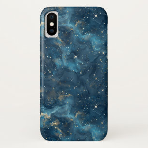 Blauw Goud Hemels Sterrenstelsel Nevel Sterren Case-Mate iPhone Case