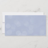 Blauw & Goud Huwelijksfoto Liefde & Dank Dank je w Bedankkaart (Achterkant)