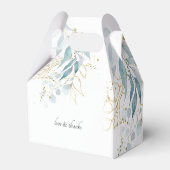 Blauw Goud ( Imitat ) Wit Bruiloft Collectie Bedankdoosjes