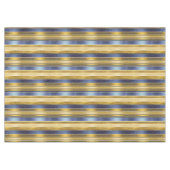 Blauw Goud Kerstmispatroon#27 ID1009 Tafelkleed (Voorkant (Horizontaal))
