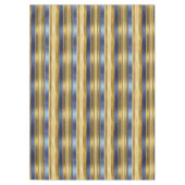 Blauw Goud Kerstmispatroon#27 ID1009 Tafelkleed (Voorkant)