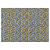 Blauw Goud Kerstmispatroon#29 ID1009 Tafelkleed (Voorkant (Horizontaal))