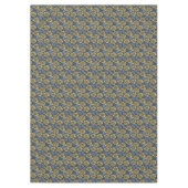 Blauw Goud Kerstmispatroon#29 ID1009 Tafelkleed (Voorkant)