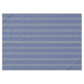 Blauw Goud Kerstmispatroon#35b ID1009 Tafelkleed (Voorkant (Horizontaal))