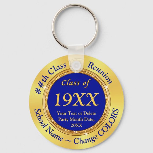 Blauw Goud, Klasse Reünie geschenken, Reünie Sleut Sleutelhanger (Achterkant)