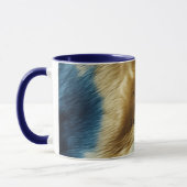 Blauw Goud Koeienhuid Mok (Links)