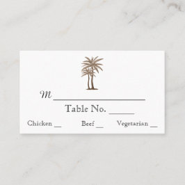 Blauw Goud Kompas Roos Strand Trouwplaats Kaarten Plaatskaartje