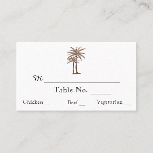 Blauw Goud Kompas Roos Strand Trouwplaats Kaarten Plaatskaartje (Voorkant)