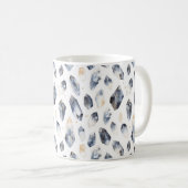 Blauw Goud Kristallen Koffiemok (Voorkant rechts)