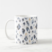 Blauw Goud Kristallen Koffiemok (Links)