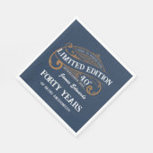  Blauw Goud Mannen Servet (Hoek)