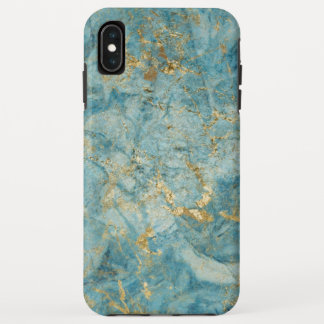 Blauw Goud marmer Case-Mate iPhone Case