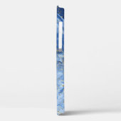 Blauw Goud Marmer: Luxe Textuur. Case-Mate iPhone Case (Achterkant / Links)