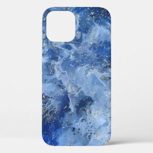 Blauw Goud Marmer: Luxe Textuur. Case-Mate iPhone Case