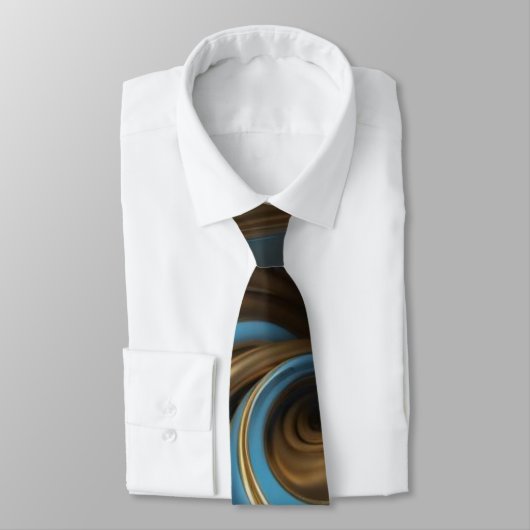 Blauw Goud Marvel Stropdas (Gebonden)