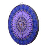 Blauw Goud Modern Dartboard Dartbord (Voorkant Rechts)