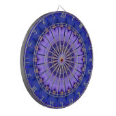 Blauw Goud Modern Dartboard Dartbord (Voorkant Links)