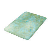 Blauw & Goud Modern Marmer Abstracte Marmer Spatwa Badmat (Gekanteld)