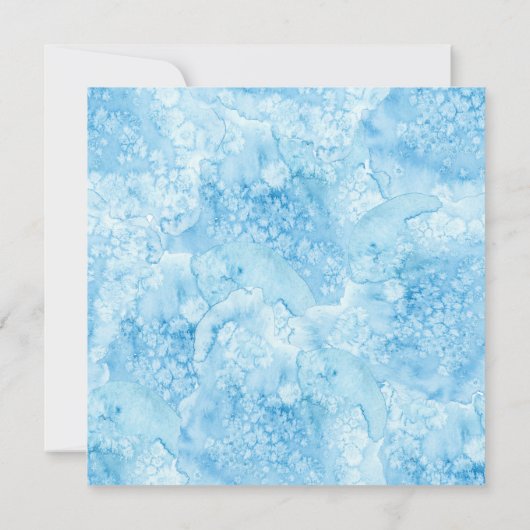 Blauw & Goud Onder het Zee Sweet Sixteen Verjaarda Kaart (Achterkant)