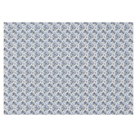 Blauw Goud Patroon#17 ID1009 Tafelkleed (Voorkant (Horizontaal))