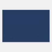 Blauw & Goud Plaid Inpakpapier Vel (Voorkant 2)