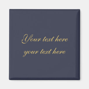 Blauw Goud Professioneel Trendy Minimalistisch Eig Magneet