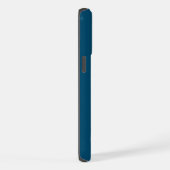 Blauw Goud Professionele Trendy Minimalistische Na iPhone Hoesje (Rechterkant)