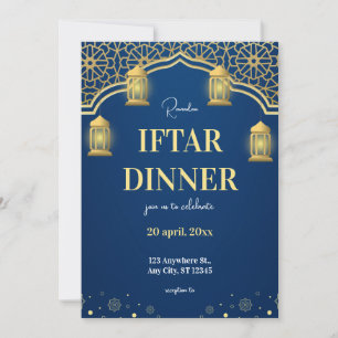 Blauw Goud Ramadhan Iftar Diner Kaart