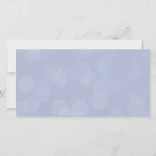 Blauw & Goud Trouwfoto Liefde & Bedankt Dank u (Achterkant)