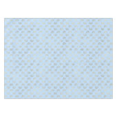 Blauw Goud Zeemeermin Thema Baby shower Verjaardag Tafelkleed (Voorkant (Horizontaal))