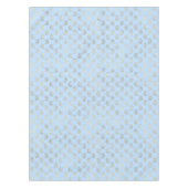 Blauw Goud Zeemeermin Thema Baby shower Verjaardag Tafelkleed (Voorkant)