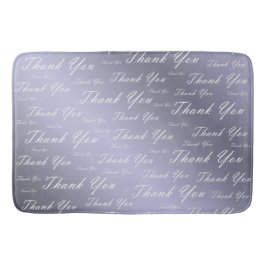 blauw, goud, zilver, dankjewel + u, bloemen, bloem badmat