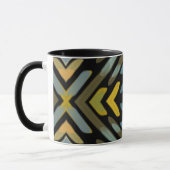 Blauw Goud Zwart Bandprofiel Mok (Links)