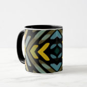 Blauw Goud Zwart Bandprofiel Mok (Voorkant links)