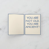 Blauw & gouden C14-deklaag Kaart (Binnen)