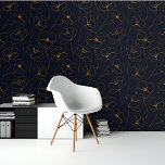 Blauw Gouden Daisy Bloemen Botanisch Patroon Behang<br><div class="desc">Transformeer uw ruimte in een verfijnde retraite met deze Blue Golden Daisy Floral Botanical Pattern Wallpaper. Weelderige botanicals in een koninklijke tint van blauw met elegante gouden accenten, waardoor een boeiend en tijdloos ontwerp ontstaat. Dit luxe peel-and-stick behang voegt een vleugje grandeur toe aan elke kamer, ideaal voor degenen die...</div>