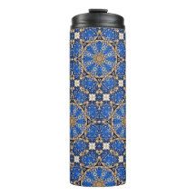 Blauw Gouden Decoratief