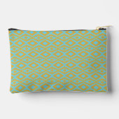 Blauw Gouden Diamant Patroon Etui (Achterkant)