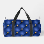 Blauw Gouden Diamanten Getuft Plunjezak (Achterkant)