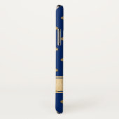 Blauw, Gouden Fleur-de-lis Case-Mate iPhone X Hoes (Achterkant / rechts)