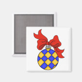 Blauw & Gouden Kerstversiering - Magneet (Voorkant / Achterkant)