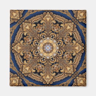 Blauw Gouden Siermagneet Magneet