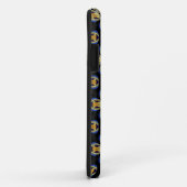 Blauw gouden ster eindeloos patroon Case-Mate iPhone case (Achterkant/rechts)