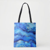 blauw-gouden Tas (Voorkant)