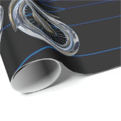 blauw goudkeuken cadeaupapier (Rol Hoek)