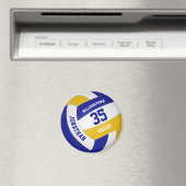 blauw goudkleurenteam volleybal magneet (Insitu (Vaatwasser))