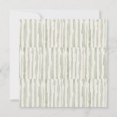 Blauw goudmakreel Vrijgezellenfeest Kaart (Achterkant)